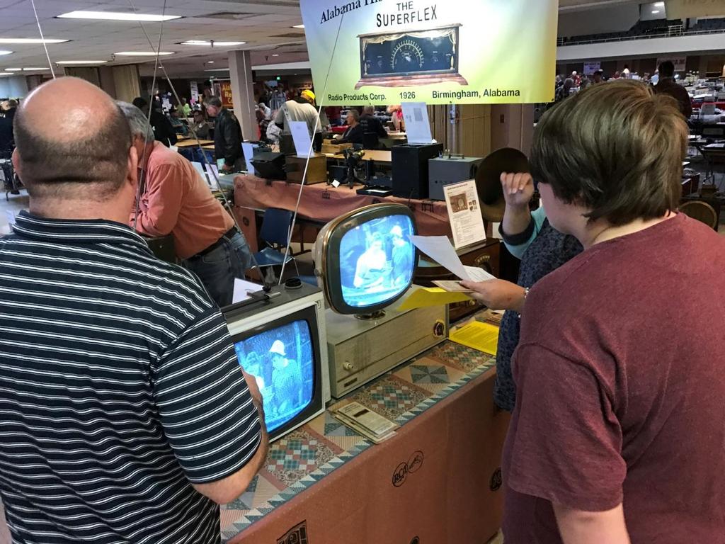 Restored Televisions on display