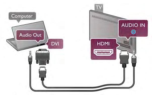 televizora. Da biste dobili najbolji kvalitet, video kameru povežite na televizor pomoću HDMI kabla. Uređaj možete da povežete na televizor i pomoću SCART adaptera.