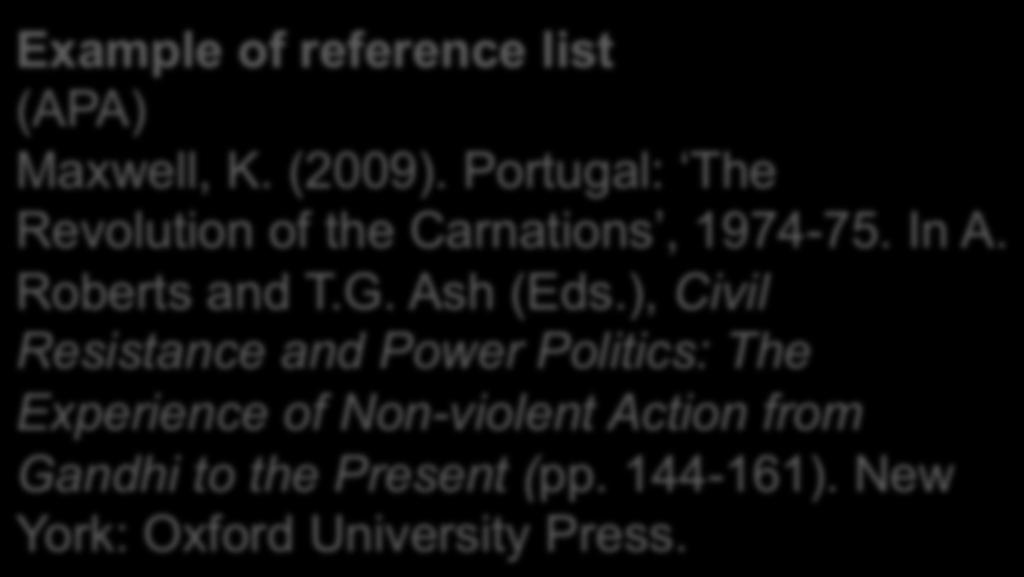 K. (2009). Portugal: The Revolution of the Carnations, 1974-75. In A. Roberts and T.G.