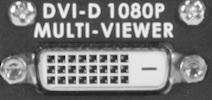 Multi View Output DVI-D digital signal preview output connector. See pages 12 and 36 also.