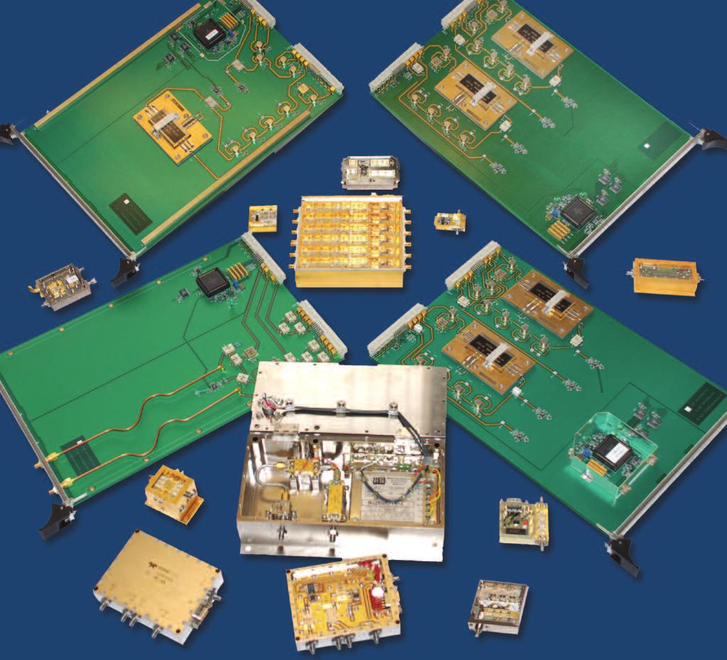 INTEGRATED ASSEMBLIES MICROWAVE SOLUTIONS FROM TELEDYNE COUGAR Teledyne Cougar offers full first-level integration capabilities, providing not just performance components but also subsystem solutions