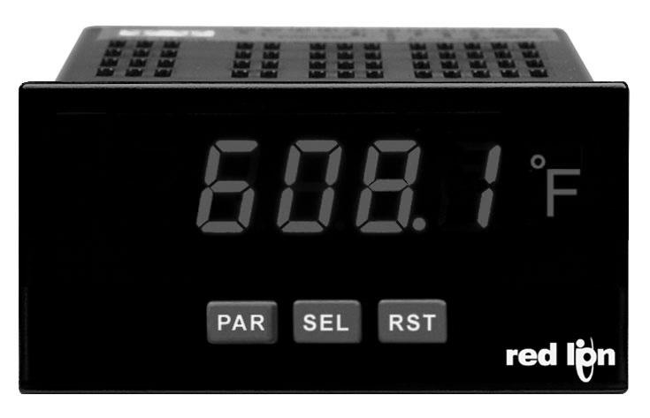MODEL PAXLT - PAX LITE TEMPERATURE METER THERMOCOUPLE AND RTD INPUTS CONORMS TO ITS-90 STANDARDS 5 DIGIT, 0.56" HIGH RED LED DISPLAY DISPLAYS C OR WITH 1 OR 0.
