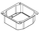 STEEL RINGS 4" Square Double Gag Device Rigs Ideal for exposed work applicatios, providig a easy method for the istallatio of electrical devices Ca be used o ay 4" square box 4" double gag device