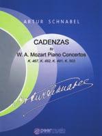 Solo Literature by Composer ARTUR SCHNABEL: CADENZAS TO MOZART PIANO CONCERTOS, K. 467, K. 482, K. 491, K.