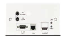 Transmitters & Receivers PU-1109TX 5-Play HDBaseT Transmitter (100m) HDMI, 2-Way IR, 2-Way RS-232, PoC (Power over Cable) and 3 individual LAN connections over a Single CAT5e/6 cable, to lengths of