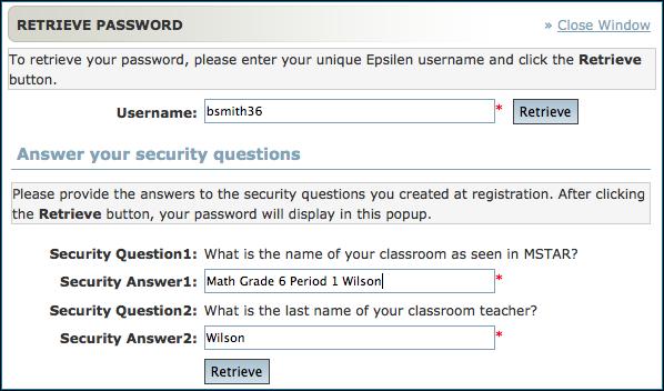 Retrieving Student Passwords MSTAR Universal Screener Manual Page 45 To retrieve a password, select the Forgot your username or password? option found at http://projectsharetexas.
