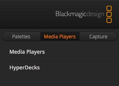 Fade to Black The fade to black palette is where you can set the fade to black transition rate.