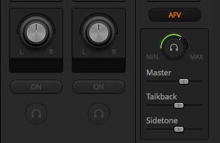 Audio Follow Video Audio follow video allows audio to crossfade when inputs change. The audio will only be sent to the program output when the input is on air, lighting the red tally light above.