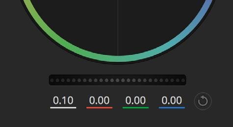 Shift-Click and drag within the color ring: Jumps the color balance indicator to the absolute position of the pointer, letting you make faster and more extreme adjustments.