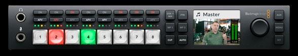 Understanding the ATEM Switcher The ATEM switcher provides all the video processing, as well as all video input and output connectors and power connectors.