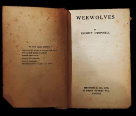 werewolf history and lore. Very Good+. $125 Newnham, W.