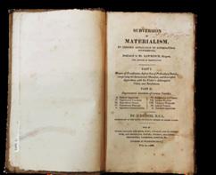 Lawrence, Surgeon, and Apostle of Materialism. London, 1826. First Edition.