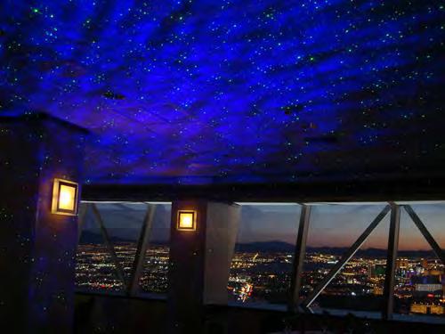 projector, creates a realistic night sky