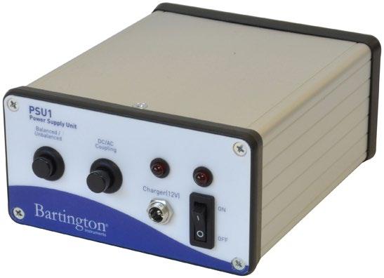 Magnetometer Power Supplies Bartington PSU1 Power Supply Unit The PSU1 is a self-contained, portable power supply for most Bartington Instruments magnetic field sensors, for use in any situation