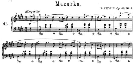 Why is Music Processing Challenging? Chopin, Mazurka Op. 63 No. 3 Chopin, Mazurka Op. 63 No. 3 Waveform Amplitude