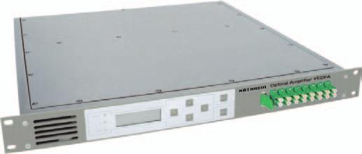 Optical amplifiers (19" design) OBV 1616 24910037 OBV 3216 24910036 OBV 820 24910035 OBV 1620 24910034 OBV 820W 24910053 Amplify optical signals in the 1,550 nm range Optical output power 16.