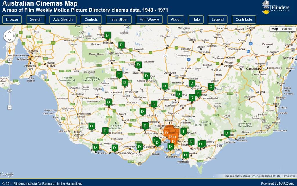 Case Study 1: The demise of the Touring Circuit in the state of Victoria Time Slider