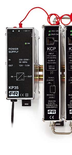 Digital solution KCP TERRESTRIAL DIGITAL PROCESSOR To convert digital or analogue channels.