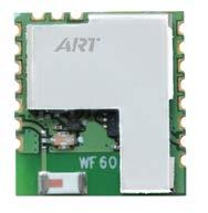 WF60 Product Specification Features 13.5mm x 14.6mm x 2.7 mm Description Amp ed RF Tech presents the WF60 WiFi dual band module: 802.11abgn.