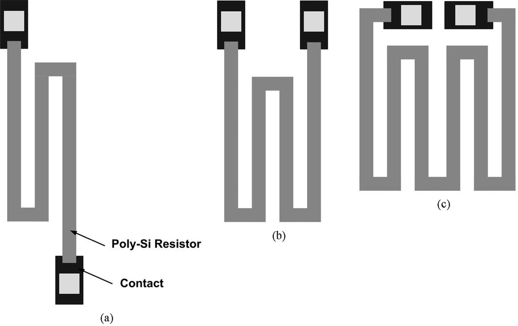 374 JOURNAL OF DISPLAY TECHNOLOGY, VOL. 5, NO. 9, SEPTEMBER 2009 Fig. 15. Three different layouts to realize resistor. Fig. 16.