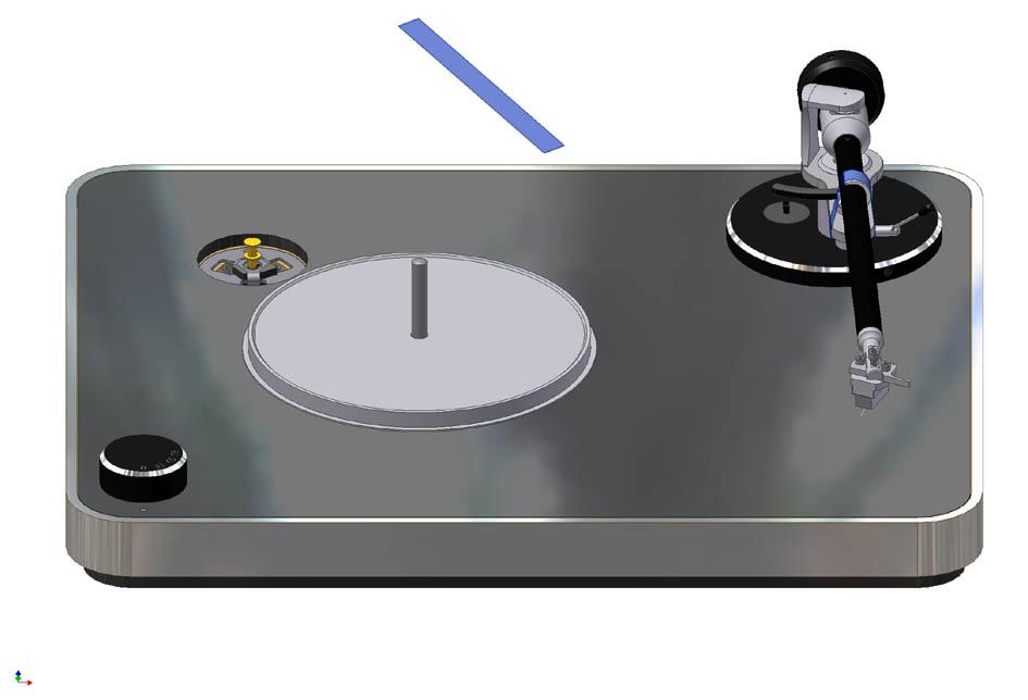 The Concept - turntable requires a place for set-up of at least 17