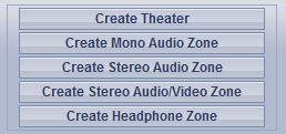 It can be created as a Mono or Stereo Audio Zone without any display, as a zone dedicated for Headphones playback via an external headphones amplifier or as an Audio / Video Stereo Zone with a