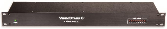 VideoStamp 8 TM Eight channel on-screen composite video character and graphic