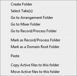 File and Folder Operations The File Manager Window uses context sensitive interaction, using the left and right Mouse buttons.