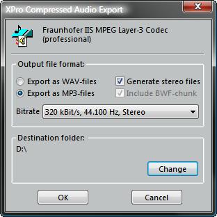 A Progress Indicator appears. When the Import is done, new Takes have been created in your current Record/Process Folder.