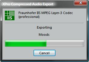 Click OK. In the next Dialogue the Output Format needs to be selected: Export as WAV Files: Allows to save as compressed MP3 Audio inside a.