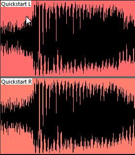 , a Part without altering the original Take stored on the Disk. Let s have a look at the audio you have just recorded at waveform level.