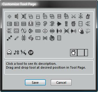 Toolbar The top of the main Soundscape window contains the main menus, the Toolbar that is used for most on-screen editing, and the Status Bar.