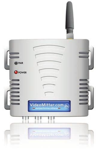TM VideoMitters Digital Transceivers Monitor & control video & sound from one location to another without wires! Up to 1.