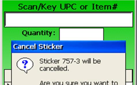 You can not cancel a sticker that was ended.