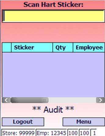 Scanning Basics - Audit Mode 100% of the stickers in your store must be audited.