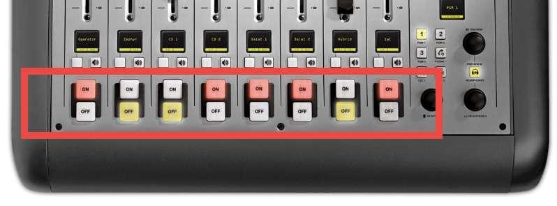 Although we do not use this mode by default in School Radio packages, the SRM manual explains how you could change any of the faders to work in this mode so you could (for example) configure the desk