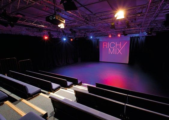 INDOORS VENUE 1 A flexible theatre space, fully equipped with lighting rig, retractable seating, Wi-Fi capabilities and air conditioning. Plus, this space can be naturally lit.