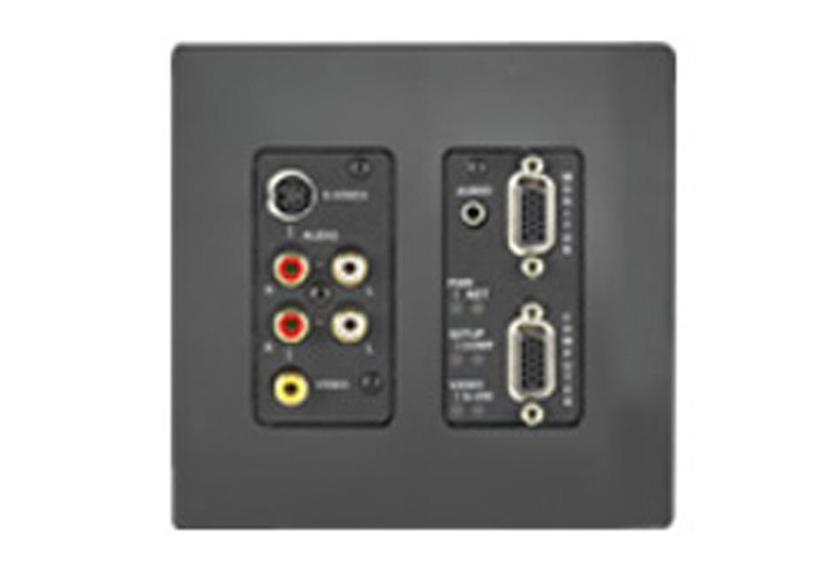 QM-WMC QuickMedia Wall Plate Media Center Crestron MediaManager is a comprehensive family of affordable products fusing high-performance AV signal distribution, device control, and facility-wide