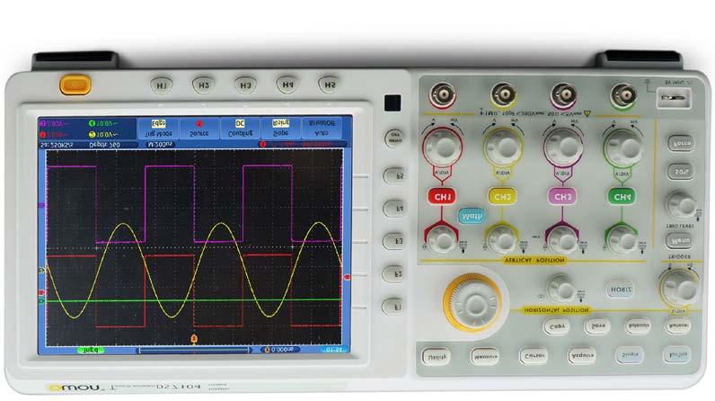 4.Junior User Guidebook Introduction to the Structure of the Oscilloscope When you get a new-type oscilloscope, you should get acquainted with its front panel at first and the TDS series digital