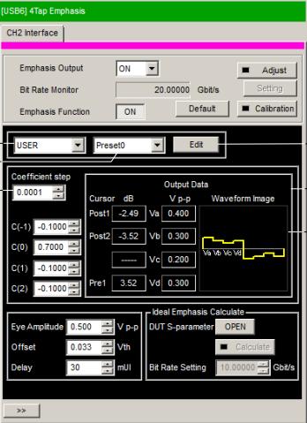MP1825B 4TAP Emphasis Ver. 8.02.03 Added Preset File for PCIe Gen. 3 A Preset file for PCIe Gen.