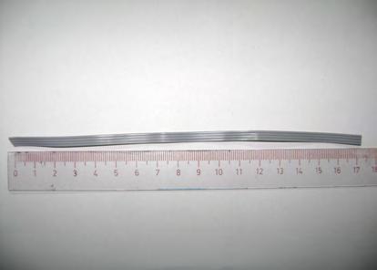 Step 11 - Calculate the length of four flexible wires Use the ruler to build