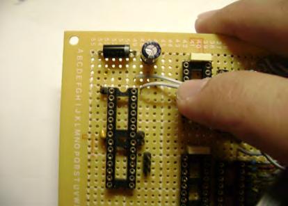 Step 21 - Insulate buttons Warm with lighter the heat shrink tubing