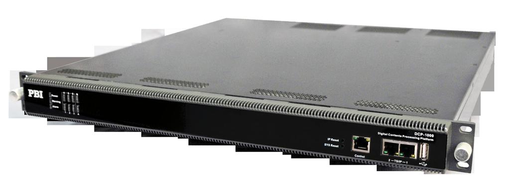 Digital TV Equipment System Digital Contents Processing Platform DCP-1000 brings a compact flexible solutions that