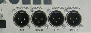 Audio The most commonly used audio connections will be the XLR type low impedance analog audio. Plug the cables into the desired port or target.