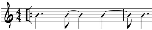 Metronome Click Rhythm q = 120 Quarter notes in 4/4 Cycle through the Figures (#1-8). Play each figure about 16 times correctly before moving on to the next.