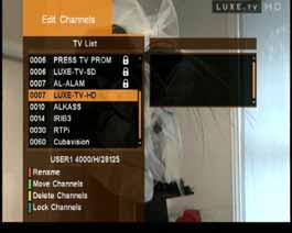 channel on right side, if You want to confirm to delete channels,
