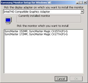 Setup - Installing the Monitor Driver Automatic Manual When prompted by the operating system for the monitor driver, insert the CD-ROM included with this monitor.