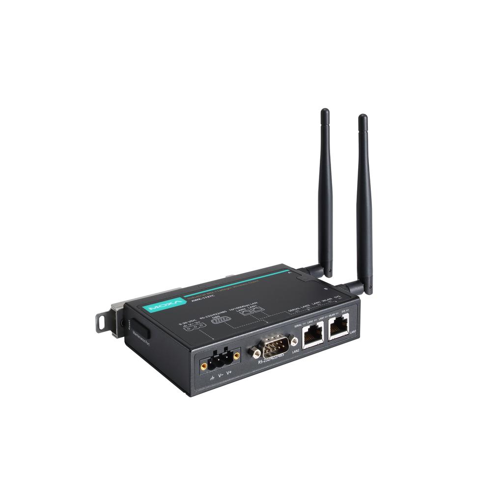 AWK-1137C Series Industrial 802.11a/b/g/n wireless clients Features and Benefits IEEE 802.