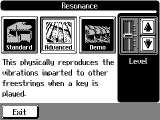 Chapter 8 Changing Various Settings Adjusting Resonance You can adjust this resonance (Sympathetic Resonance) when the damper pedal is depressed. 1. At the Piano Customize screen (p.
