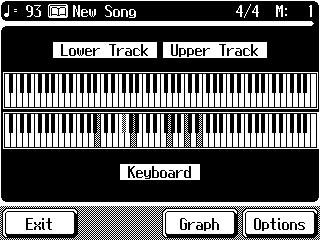 Chapter 3 Some Handy Features Checking Your Performance On Screen You can play back a Music Files song or a previously recorded model song and compare your own performance with the screen as you play